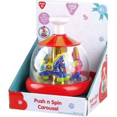 PlayGo Farbenfrohes Drück- und Drehkarussell - Spielzeug PlayGo Farbenfrohes Drück- und Drehkarussell - Spielzeug