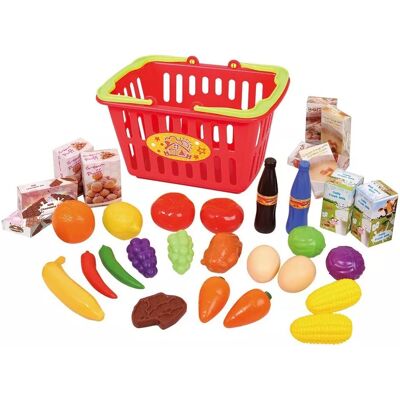 Set s košíkem s jídlem Playgo - Hračky na jídlo pro děti Set s košíkem s jídlem Playgo - Hračky na jídlo pro děti