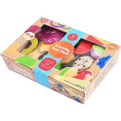 Play Spielzeugeten Crunchy Taco Set - 18-tlg. Play Spielzeugeten Crunchy Taco Set - 18-tlg.