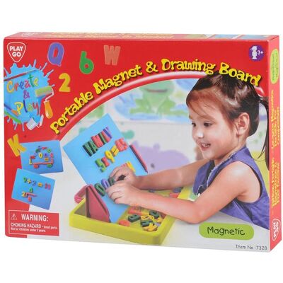 PlayGo Magnetisches Zeichenbrett - Tragbares Kinderlernspielzeug PlayGo Magnetisches Zeichenbrett - Tragbares Kinderlernspielzeug