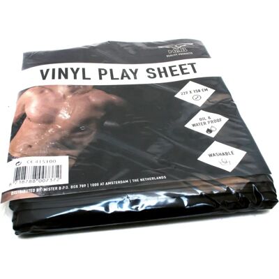 NMC Toys NMC Vinyl Love Sheet - Latex Deken - Watervast - BDSM Matrasbescherming - Zwart NMC Toys NMC Vinyl Love Sheet - Latex Deken - Watervast - BDSM Matrasbescherming - Zwart
