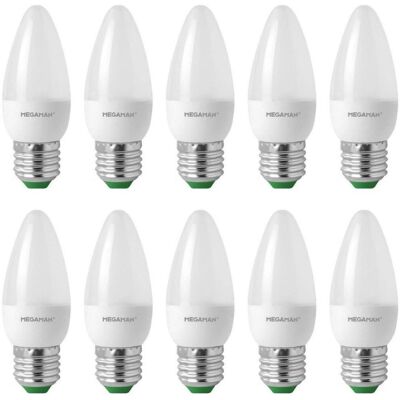 Megaman 142242 Dimmable LED Candle Bulb - Warm White - E27 - 2800K Megaman 142242 Dimmable LED Candle Bulb - Warm White - E27 - 2800K