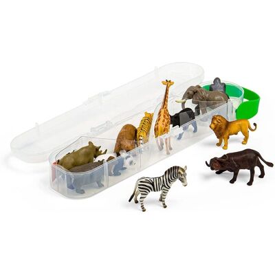 Figurines Animaux Sauvages CollectA - Ensemble de 12 Figurines Animaux Sauvages CollectA - Ensemble de 12