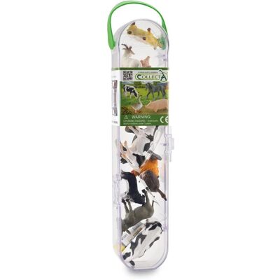 Figurines d'animaux de ferme Collecta - Ensemble éducatif de 12 Figurines d'animaux de ferme Collecta - Ensemble éducatif de 12