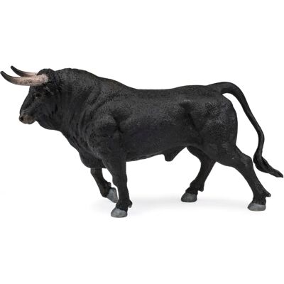 Deqube Bravo Toro Resinbeeld - Trotpositie - Zwart Deqube Bravo Toro Resinbeeld - Trotpositie - Zwart