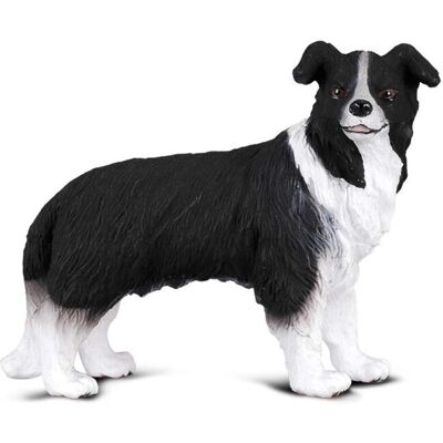 Figurine Border Collie Collecta - 2.8''L - Collection Ferme - Publicité Figurine Border Collie Collecta - 2.8''L - Collection Ferme - Publicité