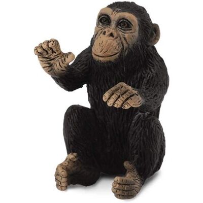 CollectA Jeune chimpanzé - Figurine d'animal en train d'embrasser - Jouet de la faune - Publicité CollectA Jeune chimpanzé - Figurine d'animal en train d'embrasser - Jouet de la faune - Publicité