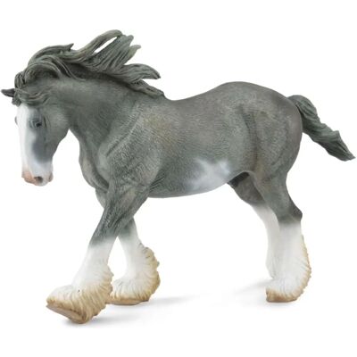 CollectA Clydesdale Hengst - Roan Action Figur - Ab 3 Jahre CollectA Clydesdale Hengst - Roan Action Figur - Ab 3 Jahre
