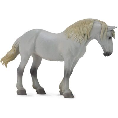 Collection de chevaux Corral Pals Breyer Percheron Gris - Modèle de cheval - Publicité Collection de chevaux Corral Pals Breyer Percheron Gris - Modèle de cheval - Publicité