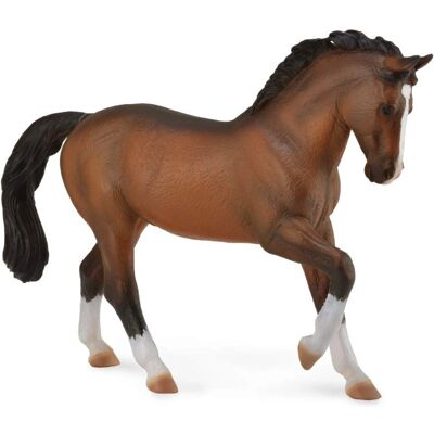 CollectA Warmblood Bay Tamma eläinreplika - Extra suuri hevossarjakuva CollectA Warmblood Bay Tamma eläinreplika - Extra suuri hevossarjakuva