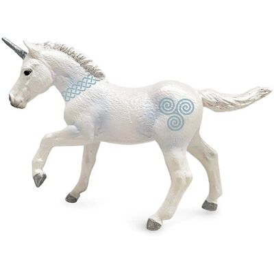 Figurine de Poulain de Licorne Bleue Collecta - Collection Fantaisie - Publicité Figurine de Poulain de Licorne Bleue Collecta - Collection Fantaisie - Publicité