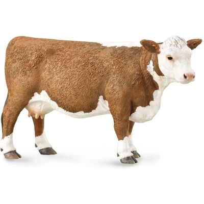 Figurine Hereford de Collecta - Réplique d'Animal à l'Échelle - 12.4x7.2cm - Vie à la Ferme - Publicité Figurine Hereford de Collecta - Réplique d'Animal à l'Échelle - 12.4x7.2cm - Vie à la Ferme - Publicité
