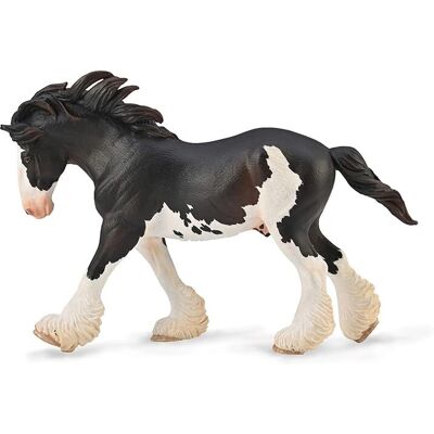 Figurine d'action CollectA BK Sabino Clydesdale - 3+ - Publicité Figurine d'action CollectA BK Sabino Clydesdale - 3+ - Publicité