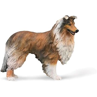 Figurine Grand Collie Rugueux CollectA - Collection Animaux Réalistes - Publicité Figurine Grand Collie Rugueux CollectA - Collection Animaux Réalistes - Publicité