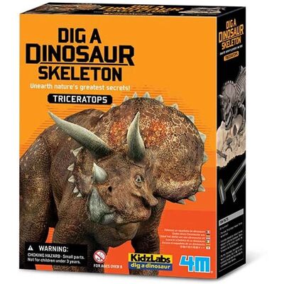 4M Kinderscience Spielzeug - Triceratops-Ausgrabungskit 4M Kinderscience Spielzeug - Triceratops-Ausgrabungskit