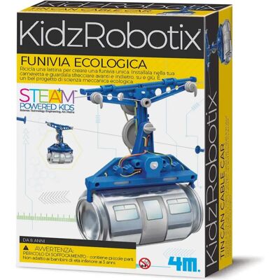 Green Science Kabelbaan Set - 4M Kindermechanisch Speelgoed Green Science Kabelbaan Set - 4M Kindermechanisch Speelgoed