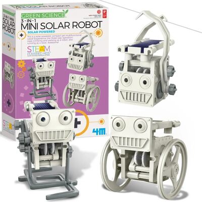 4M Kidzlabs Grüne Wissenschaft Öko-Ingenieurwesen 3-in-1 Solarroboter - Mini 4M Kidzlabs Grüne Wissenschaft Öko-Ingenieurwesen 3-in-1 Solarroboter - Mini
