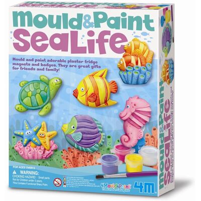 4M Marine Life Kreativ Hobby-Set - Sealife Gieß- und Malset 4M Marine Life Kreativ Hobby-Set - Sealife Gieß- und Malset