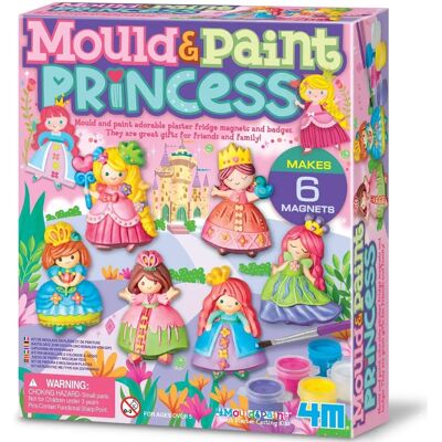 Great Gizmos Modello e Dipingi Principessa con Glitter - kit artigianato Great Gizmos Modello e Dipingi Principessa con Glitter - kit artigianato