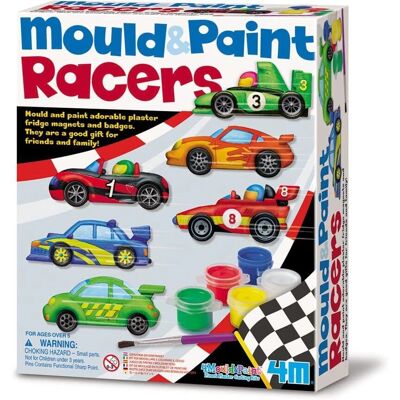 4M Kreatives Hobby Rennwagen - Modell & Malset 4M Kreatives Hobby Rennwagen - Modell & Malset