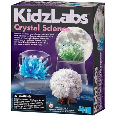 4M Wissenschaft Entdeckungspaket - Kristalle - Baukasten - Wissenschaft des Kristalls - Mehrfarbig - 22x17x6cm 4M Wissenschaft Entdeckungspaket - Kristalle - Baukasten - Wissenschaft des Kristalls - Mehrfarbig - 22x17x6cm