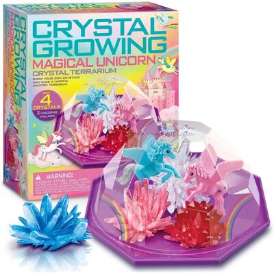 Kit di crescita cristalli unicorno - Attività scientifica educativa Kit di crescita cristalli unicorno - Attività scientifica educativa