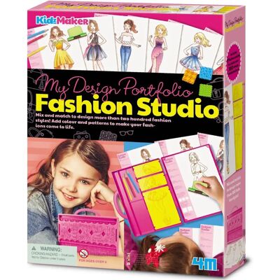 Hape Mein Designportfolio Mode Studio - Modedesign-Kit Hape Mein Designportfolio Mode Studio - Modedesign-Kit