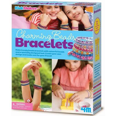 4M Pink Bead Bracelet Jewelry Craft Kit - Jewelry Craft Kit 4M Pink Bead Bracelet Jewelry Craft Kit - Jewelry Craft Kit