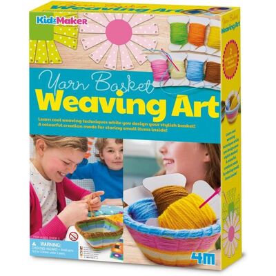 4M Weaving Thread Basket - Educational Toy for Kids 4M Weaving Thread Basket - Educational Toy for Kids