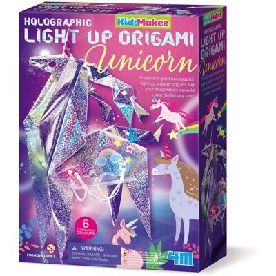 4M holografischer leuchtender Origami-Einhorn - Lernspiel 4M holografischer leuchtender Origami-Einhorn - Lernspiel