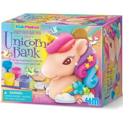 4M Glitzer Unicorn Sparschwein - Sparschwein 4M Glitzer Unicorn Sparschwein - Sparschwein