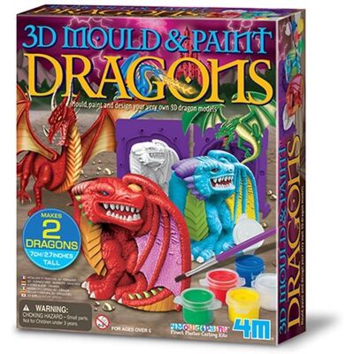 4M Kreatives Gieß- & Malset: 3D Drachen - Lernspiel 4M Kreatives Gieß- & Malset: 3D Drachen - Lernspiel