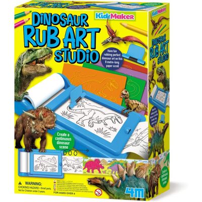 4M - Set Di Frottage Artistico: Dinosauri - Art Studio 4M - Set Di Frottage Artistico: Dinosauri - Art Studio