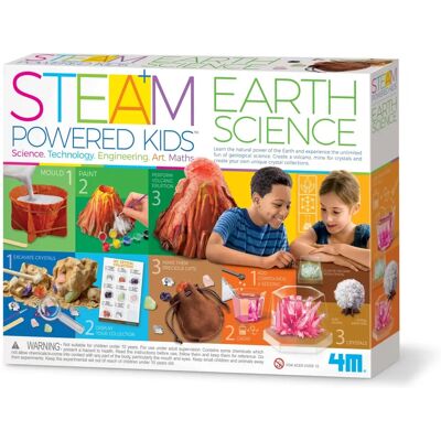 4M Steam Plus Erdwissenschaft - Kreatives Wissenschaftsset für Kinder 4M Steam Plus Erdwissenschaft - Kreatives Wissenschaftsset für Kinder