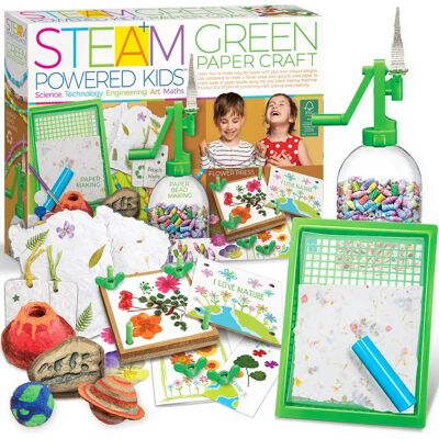 Set de Manualidades con Papel Reciclado 4M - STEAM para Niños - Creatividad Set de Manualidades con Papel Reciclado 4M - STEAM para Niños - Creatividad