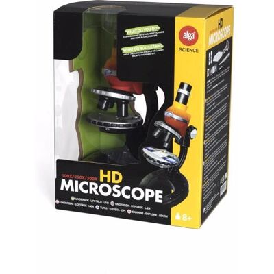 Alga Børne HD Mikroskop - 100/250/500x - Videnskabeligt legetøj Alga Børne HD Mikroskop - 100/250/500x - Videnskabeligt legetøj