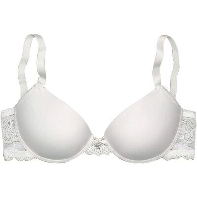LASCANA Beiger Push-up-BH Modell 75 mit Spitze - Push-up BH LASCANA Beiger Push-up-BH Modell 75 mit Spitze - Push-up BH
