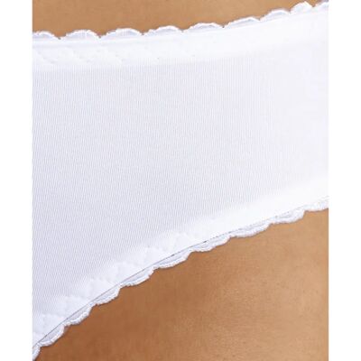 PETITE FLEUR Weiß Microfaser Unterwäsche - Unterwäsche PETITE FLEUR Weiß Microfaser Unterwäsche - Unterwäsche