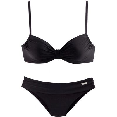 LASCANA Bügel-Bikini - Unifarben, Verstellbare Träger, Gefütterte Cups - Badeanzug LASCANA Bügel-Bikini - Unifarben, Verstellbare Träger, Gefütterte Cups - Badeanzug