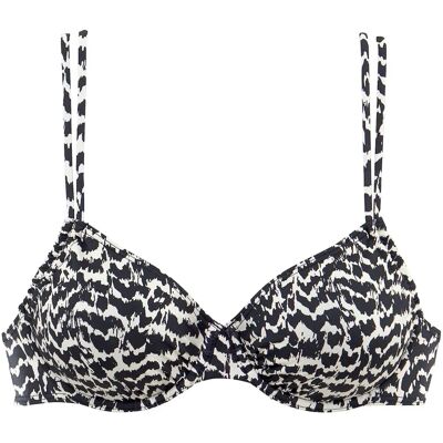 LASCANA Clara Bikini-Top - Mit Bügel, Doppelträger, Bedruckt Animalprint LASCANA Clara Bikini-Top - Mit Bügel, Doppelträger, Bedruckt Animalprint
