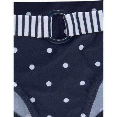 S.OLIVER Audrey Kids Blau gestreift Blumen Bikini-Set - Badeanzug S.OLIVER Audrey Kids Blau gestreift Blumen Bikini-Set - Badeanzug