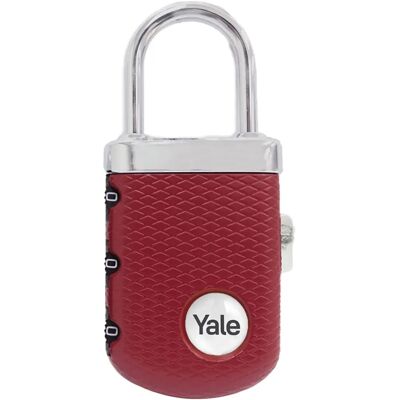 Candado de Viaje Yale - Combinación de 3 Dígitos - Maleta y Equipaje Candado de Viaje Yale - Combinación de 3 Dígitos - Maleta y Equipaje