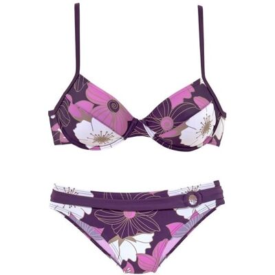 LASCANA Bikini-Set - Blumenmuster - Verstellbare Träger LASCANA Bikini-Set - Blumenmuster - Verstellbare Träger
