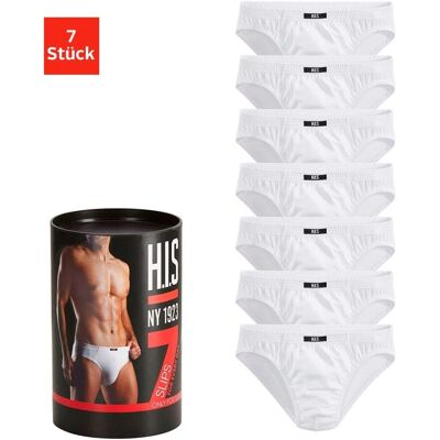 H.I.S Weiß Gr. 8 Unterwäsche - Unisex, Baumwoll-Elasthan-Mix H.I.S Weiß Gr. 8 Unterwäsche - Unisex, Baumwoll-Elasthan-Mix
