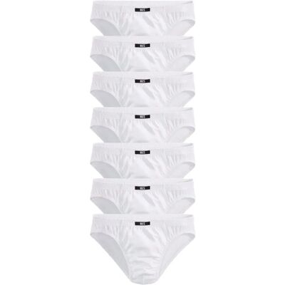 H.I.S Weiß Gr. 8 Unterwäsche - Unisex, Baumwoll-Elasthan-Mix H.I.S Weiß Gr. 8 Unterwäsche - Unisex, Baumwoll-Elasthan-Mix