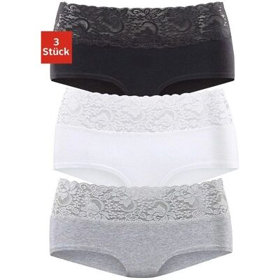 VIVANCE Modell 48/50 - Panty-Set aus 3 - Schwarz-Weiß VIVANCE Modell 48/50 - Panty-Set aus 3 - Schwarz-Weiß