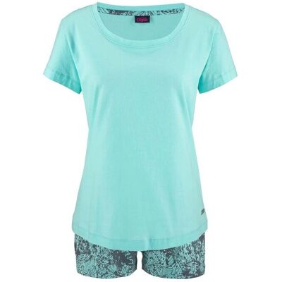 Buffalo Modell 44/46 - Grünes Mint-Muster Homewear-Set für Damen Buffalo Modell 44/46 - Grünes Mint-Muster Homewear-Set für Damen