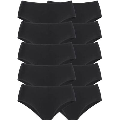 PETITE FLEUR Schwarze Baumwollunterwäsche - Unterwäsche PETITE FLEUR Schwarze Baumwollunterwäsche - Unterwäsche