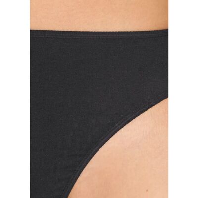 Petite Fleur Bomuldsstring - Sort - Undertøj Petite Fleur Bomuldsstring - Sort - Undertøj