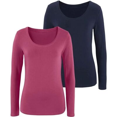 VIVANCE Elastisches Baumwoll-Longsleeve - Shirts VIVANCE Elastisches Baumwoll-Longsleeve - Shirts